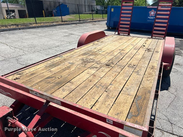 image for item FC5431 2007 Trailerman FD-222 equipment trailer