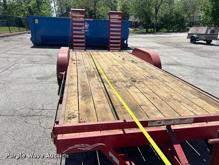 image for item FC5431 2007 Trailerman FD-222 equipment trailer
