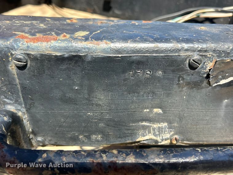 image for item FC5432 Fruehauf XM-107E2 water tank trailer