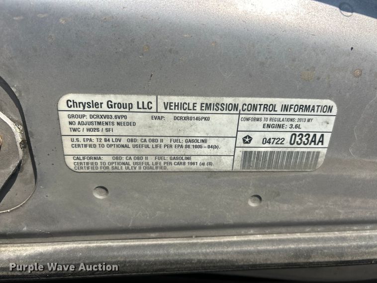 image for item FC5438 2013 Dodge Charger Police 