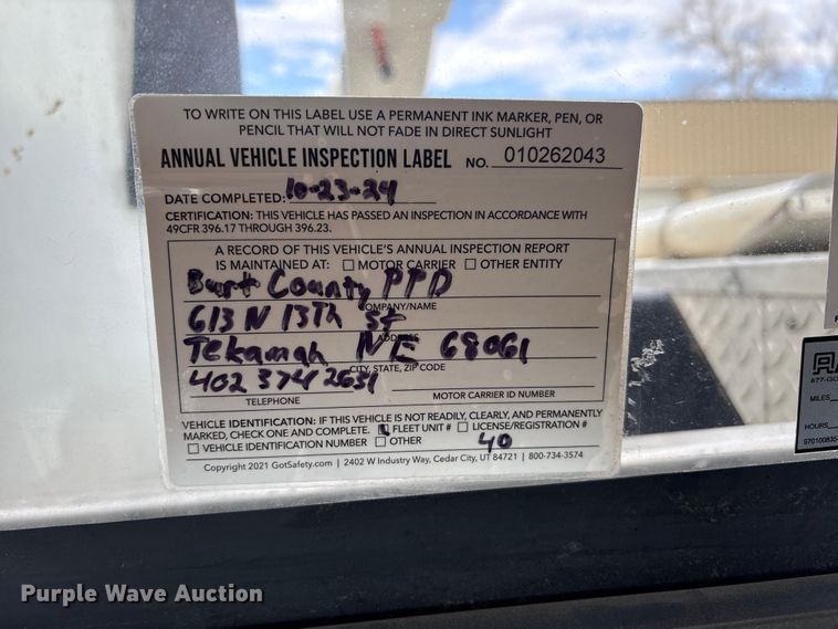 image for item FG2870 2019 RAM 5500 bucket truck