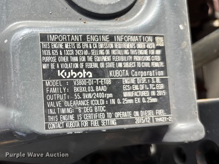 image for item FI0879 2016 Bobcat V417 telehandler