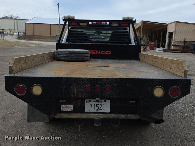 image for item FI0895 2008 GMC Sierra 2500HD flatbed pickup truck