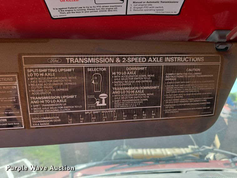 image for item FI0956 1992 Ford F600 dump truck