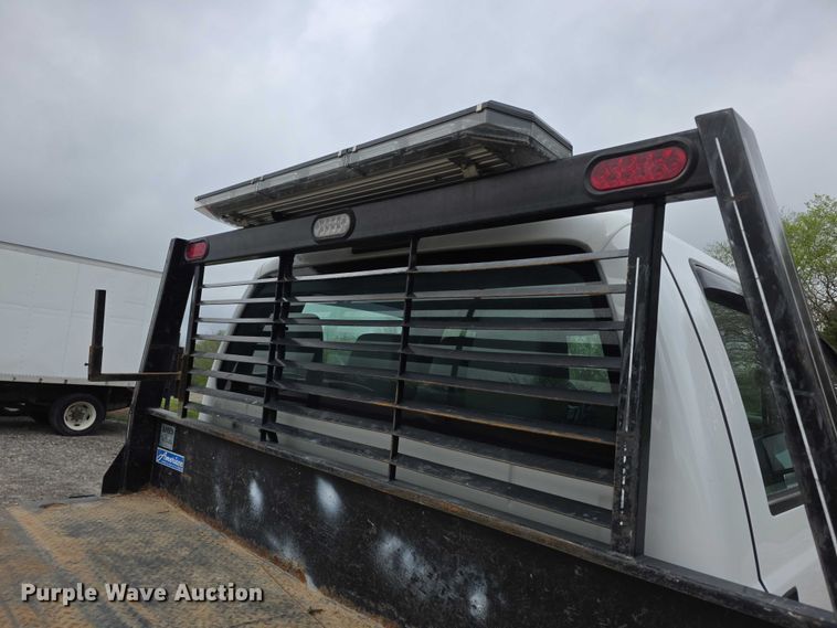 image for item FI0973 2015 Ford F550 Super Duty Crew Cab flatbed truck