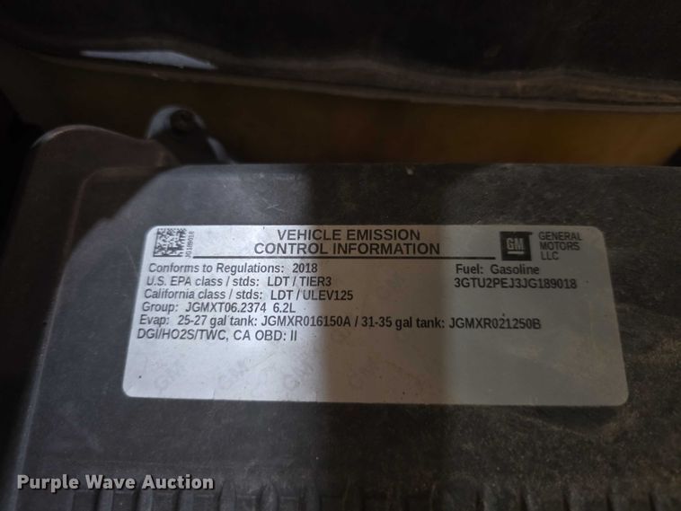 image for item FI0977 2018 GMC   Sierra 1500 Denali Crew Cab pickup truck