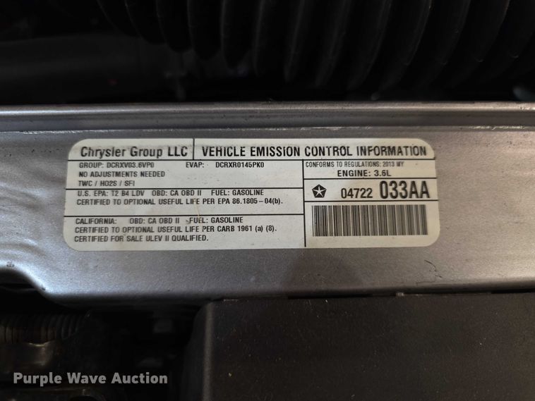 image for item FI0978 2013 Dodge  Challenger 