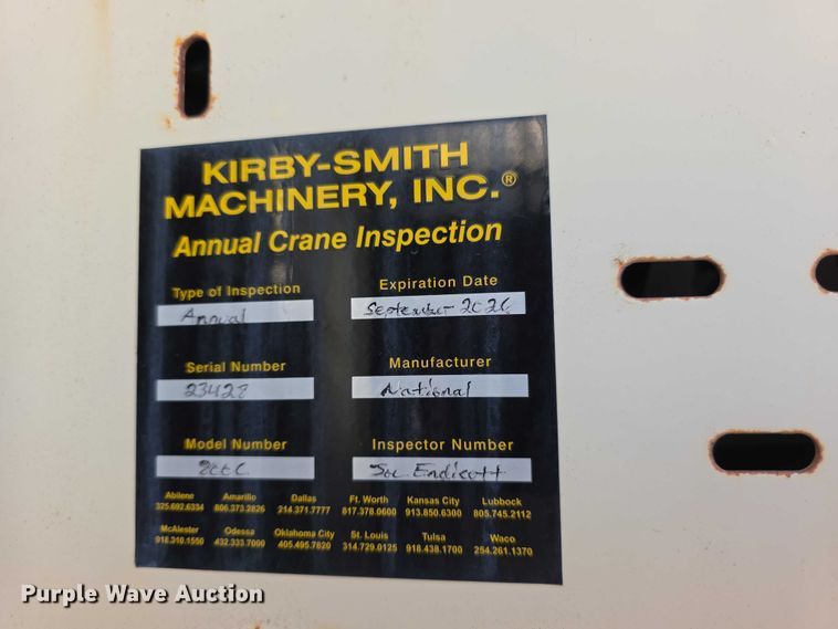 image for item FI0979 2001 International 2554 crane truck