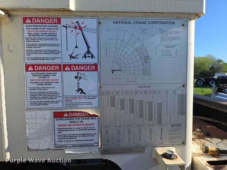 image for item FI0979 2001 International 2554 crane truck