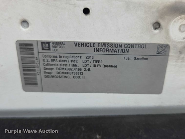 image for item FI0981 2013 Chevrolet Equinox SUV