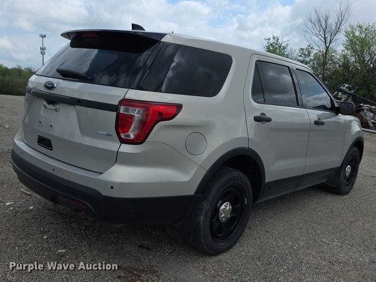 image for item FI0982 2017 Ford Explorer Police Interceptor SUV