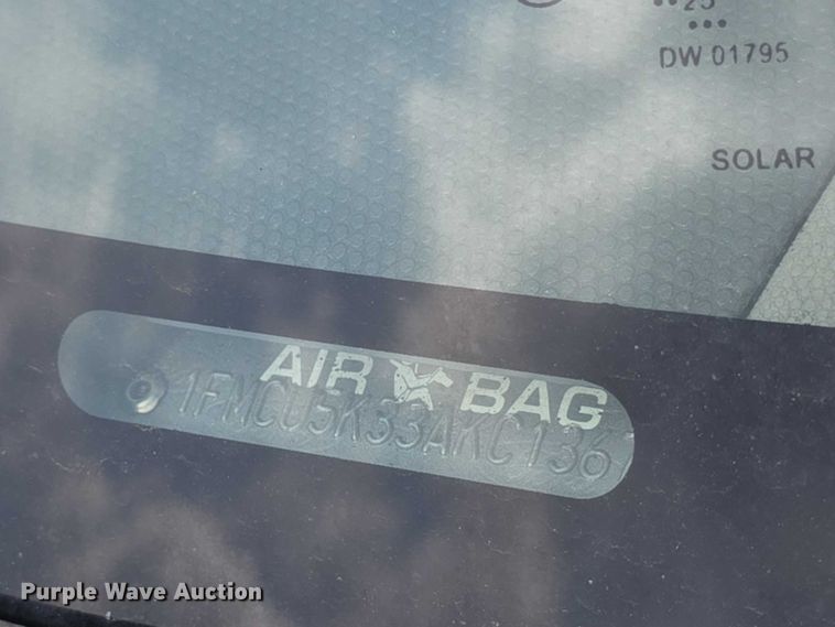 image for item FI0983 2010 Ford Escape SUV