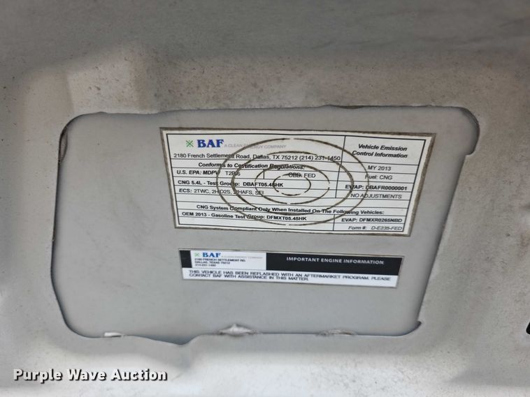 image for item FI0984 2013 Ford E350 Wagon Super Duty XL van