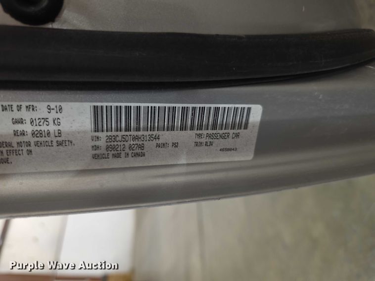 image for item FI0985 2010 Dodge  Challenger RT 