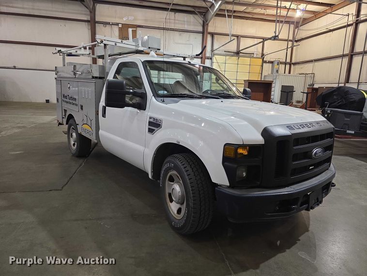 image for item FI0987 2008 Ford    F350 Super Duty utility bed pickup truck