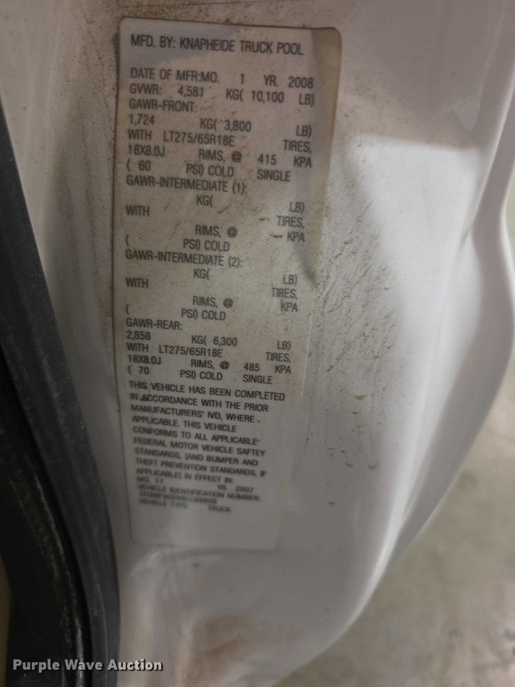 image for item FI0987 2008 Ford    F350 Super Duty utility bed pickup truck