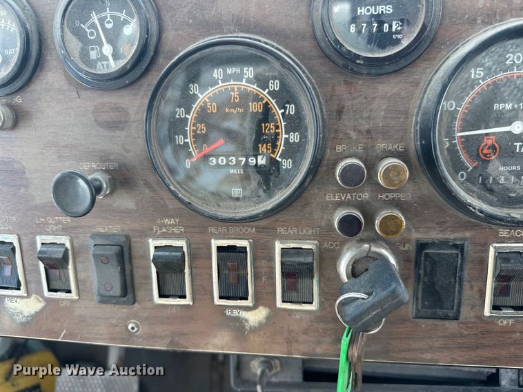 image for item FK0039 1987 Mobil Sweeper Athey street sweeper truck