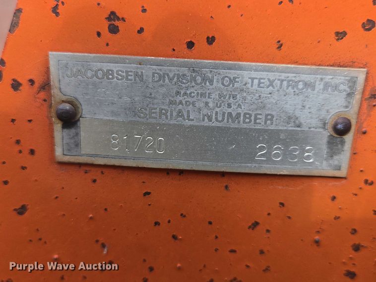 image for item FM7506 Jacobsen 720 sweeper