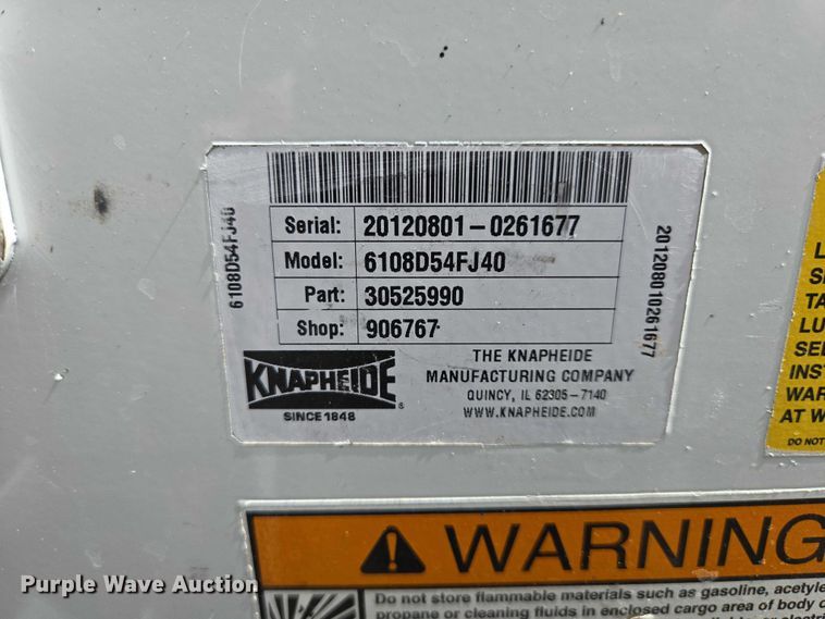 image for item FM7513 Knapheide 6108D54FJ40 utility bed