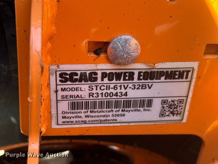 image for item MX9063 Scag Tiger Cat II ZTR lawn mower