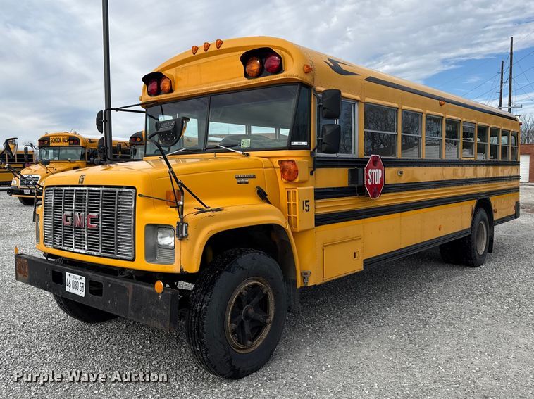 image for item ND9466 1996 Blue Bird B7 school bus