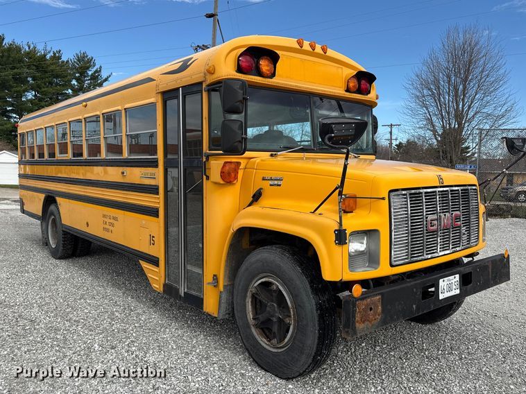 image for item ND9466 1996 Blue Bird B7 school bus