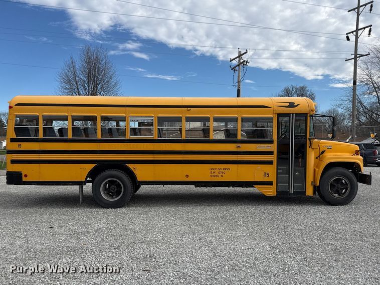 image for item ND9466 1996 Blue Bird B7 school bus