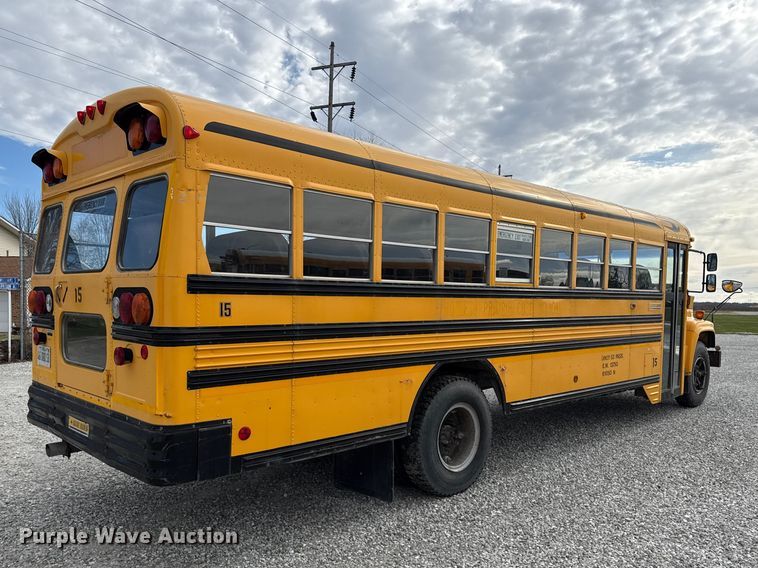 image for item ND9466 1996 Blue Bird B7 school bus