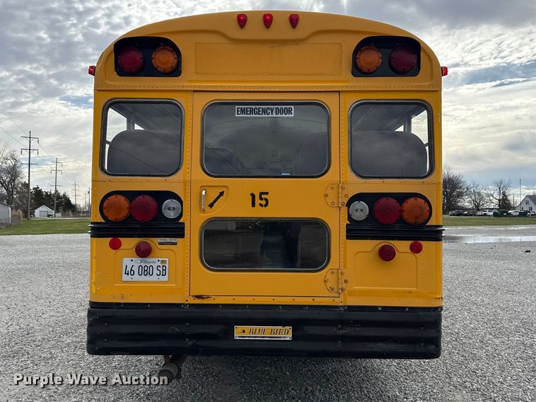 image for item ND9466 1996 Blue Bird B7 school bus