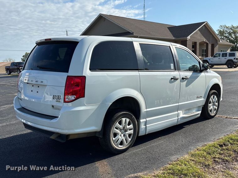 image for item NK9073 2019 Dodge Grand Caravan handicap accessible van