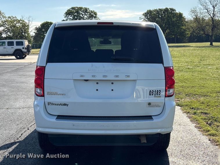 image for item NK9073 2019 Dodge Grand Caravan handicap accessible van