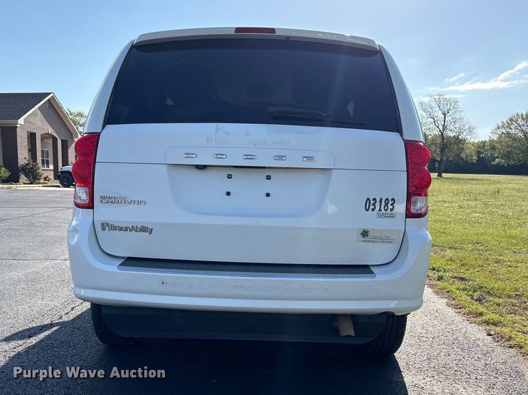 image for item NK9073 2019 Dodge Grand Caravan handicap accessible van