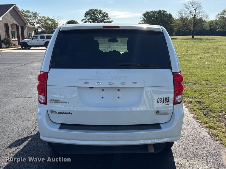 image for item NK9073 2019 Dodge Grand Caravan handicap accessible van