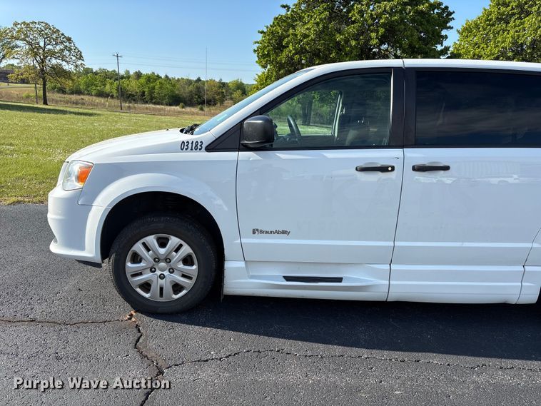 image for item NK9073 2019 Dodge Grand Caravan handicap accessible van
