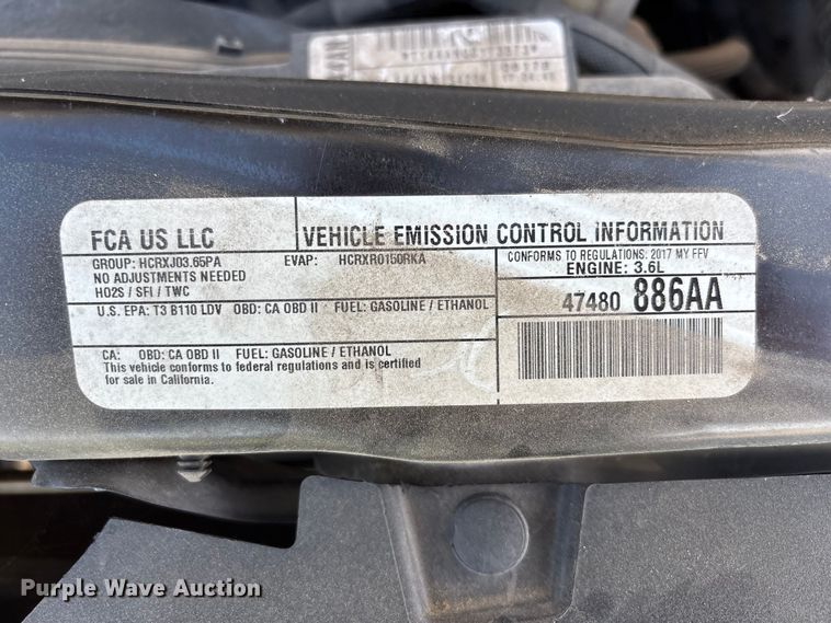 image for item NK9074 2017 Dodge Grand Caravan handicap accessible van