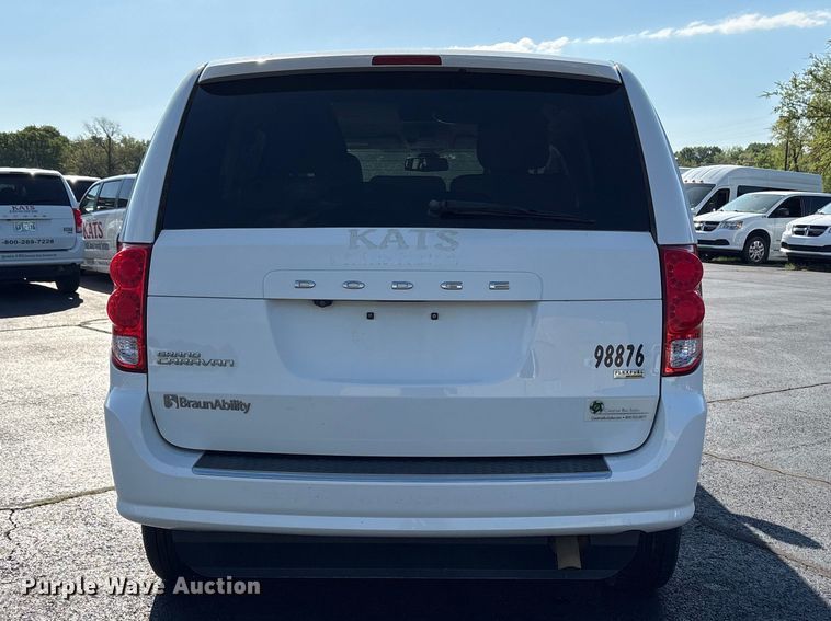 image for item NK9075 2019 Dodge Grand Caravan handicap accessible van