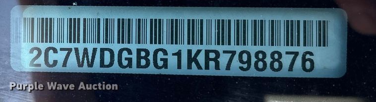 image for item NK9075 2019 Dodge Grand Caravan handicap accessible van