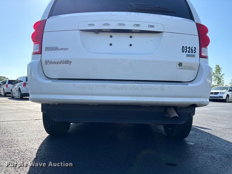 image for item NK9076 2019 Dodge Grand Caravan handicap accessible van