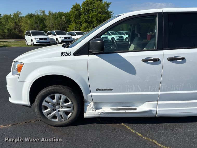 image for item NK9076 2019 Dodge Grand Caravan handicap accessible van