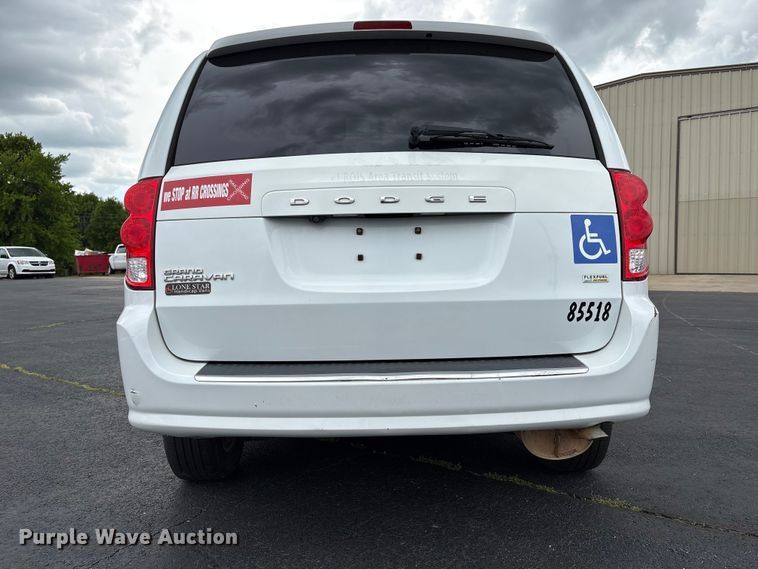 image for item NK9077 2018 Dodge Grand Caravan handicap accessible van