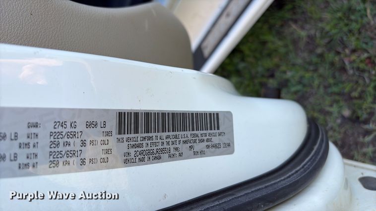 image for item NK9077 2018 Dodge Grand Caravan handicap accessible van