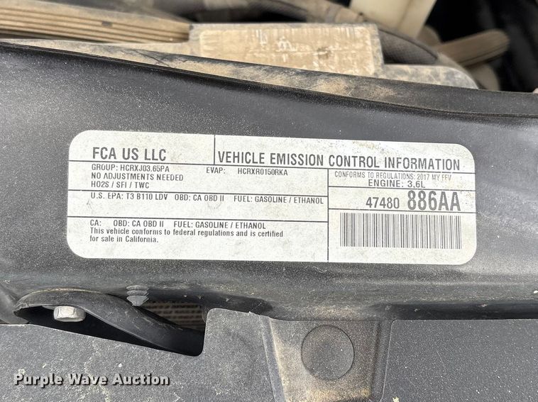 image for item NK9078 2017 Dodge Grand Caravan handicap accessible van