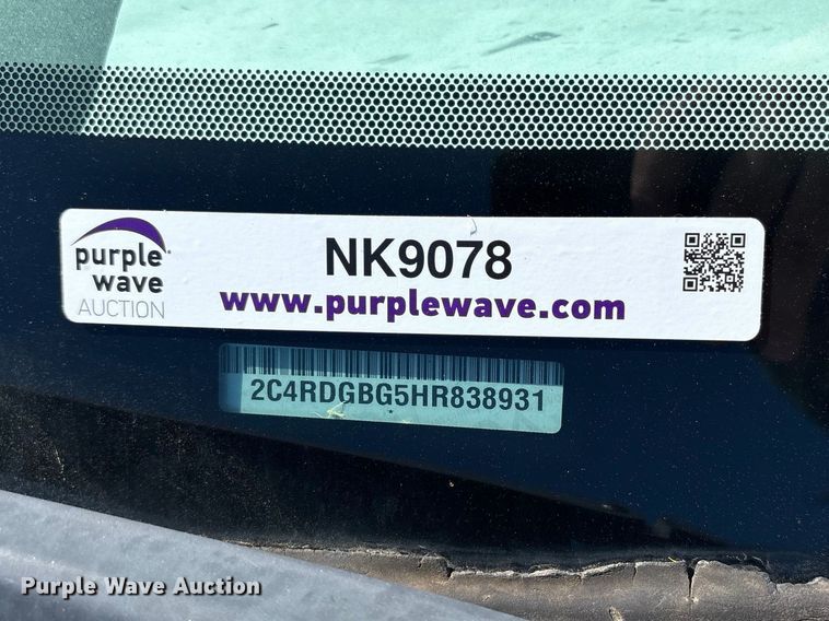 image for item NK9078 2017 Dodge Grand Caravan handicap accessible van