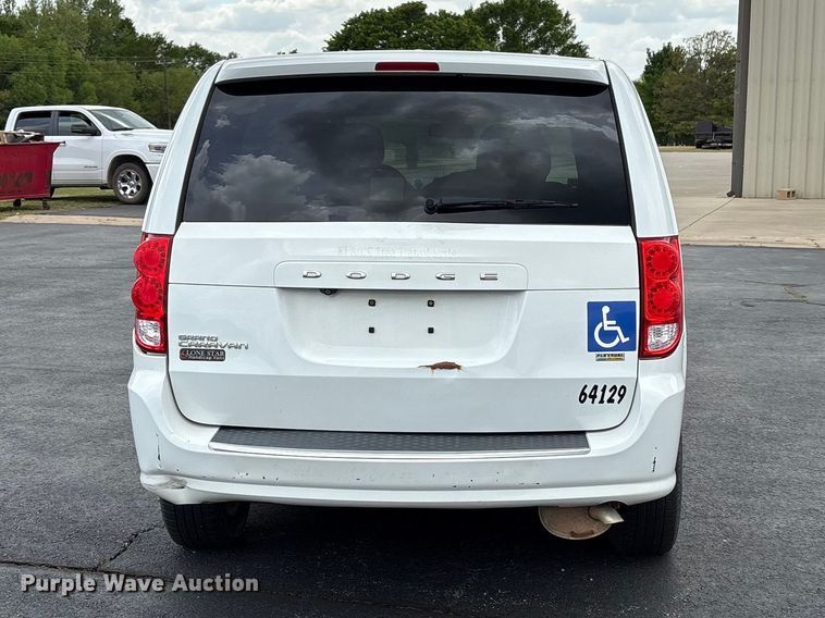 image for item NK9080 2018 Dodge Grand Caravan handicap accessible van