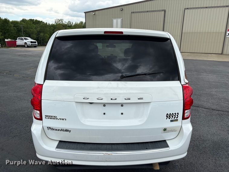 image for item NK9081 2019 Dodge Grand Caravan handicap accessible van