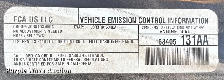 image for item NK9082 2018 Dodge Grand Caravan handicap accessible van