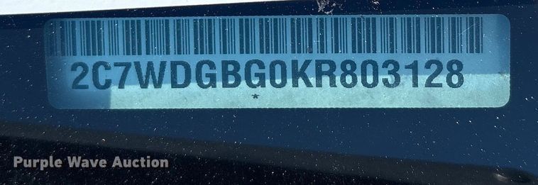 image for item NK9083 2019 Dodge Grand Caravan handicap accessible van