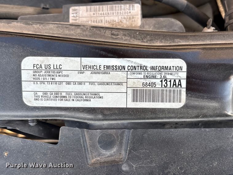 image for item NK9084 2018 Dodge Grand Caravan handicap accessible van