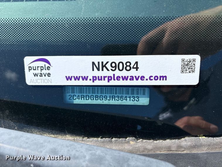 image for item NK9084 2018 Dodge Grand Caravan handicap accessible van