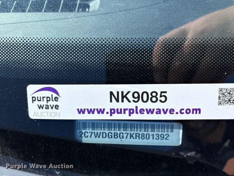 image for item NK9085 2019 Dodge Grand Caravan handicap accessible van